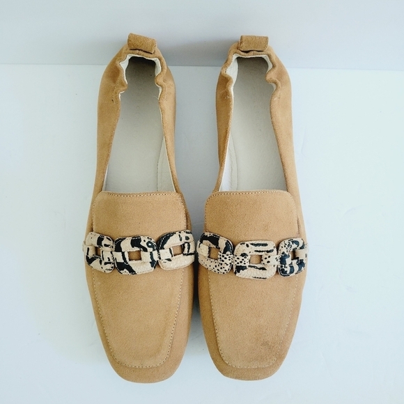 NEW Sanctuary Brown Slip On Suede Loafers Acorn Size 9.5 US - Picture 4 of 8